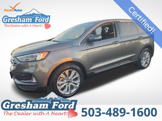 Certified 2023 Ford Edge Titanium w/ Equipment Group 301A AWD/4WD 360° Tour