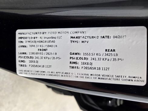 Used 2022 Ford Explorer Timberline AWD/4WD image 56