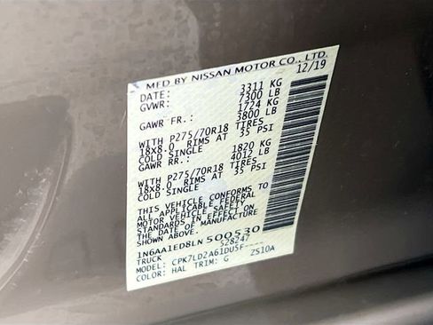 Used 2020 Nissan Titan PRO-4X w/ Pro-4x Convenience Package image 33