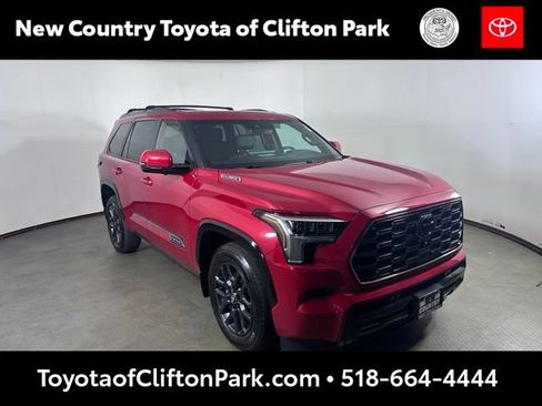 Certified 2025 Toyota Sequoia Platinum w/ TRD Performance Package (TMS) AWD/4WD image 1