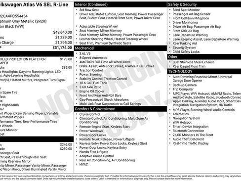 Used 2023 Volkswagen Atlas SEL R-Line AWD/4WD image 4