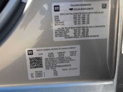 Certified 2025 Chevrolet Silverado 1500 High Country w/ High Country Premium Package image 34