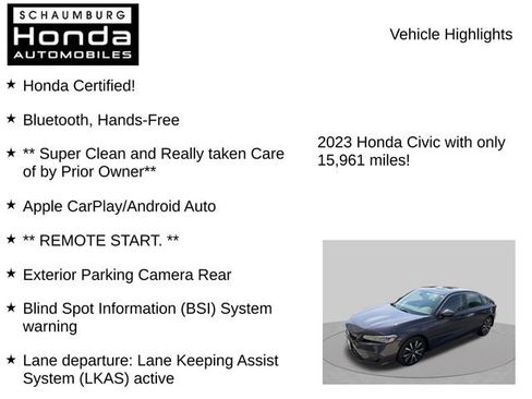 Used 2023 Honda Civic EX-L image 14