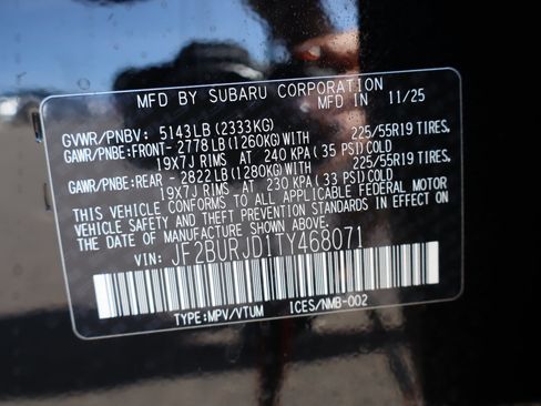 New 2026 Subaru Outback Touring XT image 25