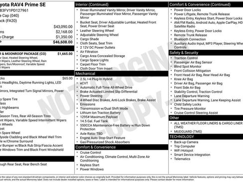 Used 2023 Toyota RAV4 SE w/ Weather & Moonroof Package AWD/4WD image 35