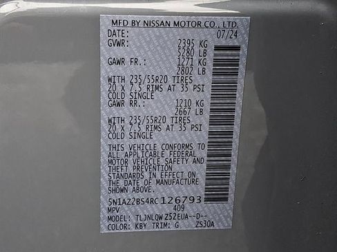 Used 2024 Nissan Murano SV w/ SV Midnight Edition Package image 26