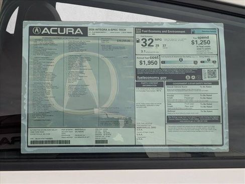 Used 2026 Acura Integra A-Spec w/ Technology Package FWD image 19