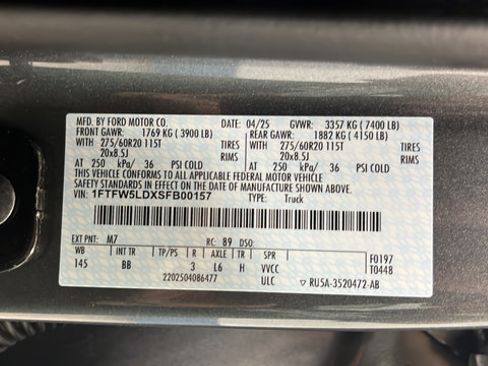 Used 2025 Ford F150 Lariat w/ Equipment Group 501A Mid AWD/4WD image 28