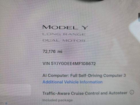 Used 2021 Tesla Model Y Long Range AWD/4WD image 6
