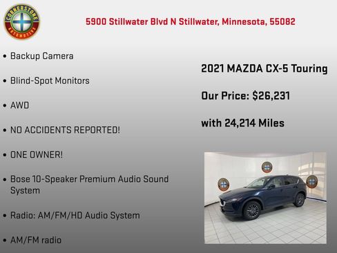 Used 2021 MAZDA CX-5 Touring AWD/4WD image 5