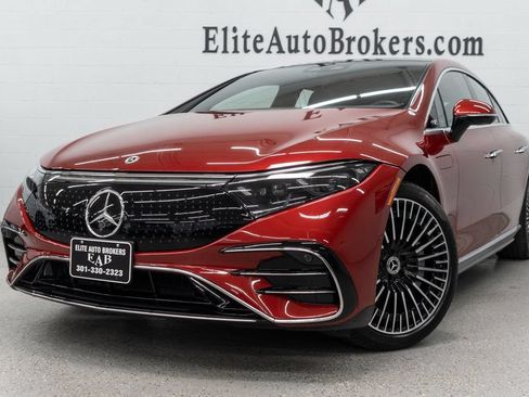 Used 2023 Mercedes-Benz EQS 450+ 4MATIC Sedan w/ AMG Line Exterior Package image 51