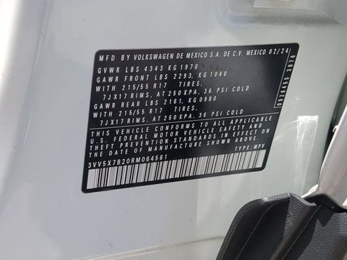 Certified 2024 Volkswagen Taos S FWD image 32