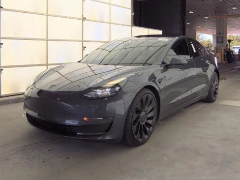 Used 2021 Tesla Model 3 Performance AWD/4WD image 1