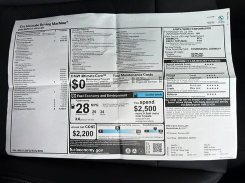New 2026 BMW X1 xDrive28i w/ Technology Package AWD/4WD image 27