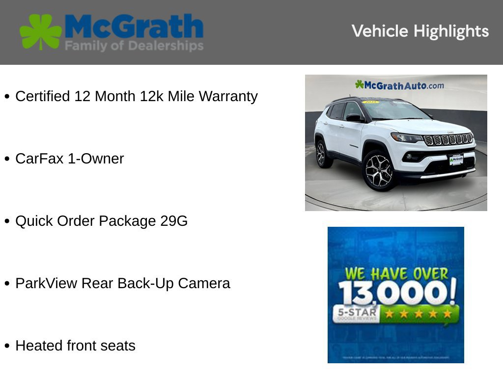 Used 2025 Jeep Compass Limited AWD/4WD image 6