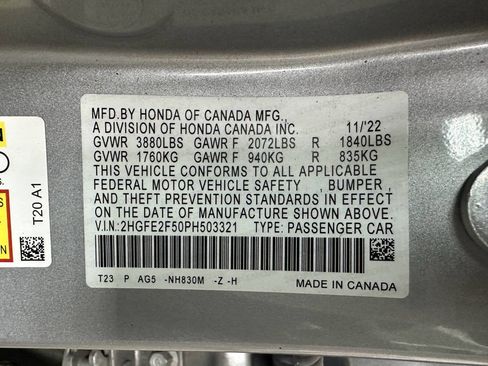 Used 2023 Honda Civic Sport image 30