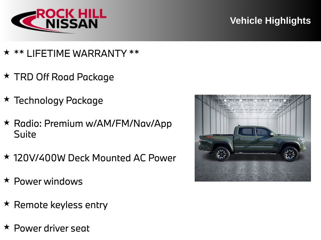 Used 2022 Toyota Tacoma TRD Off-Road w/ Technology Package AWD/4WD image 5