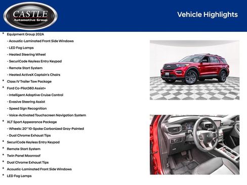 Used 2024 Ford Explorer XLT w/ Equipment Group 202A AWD/4WD image 4