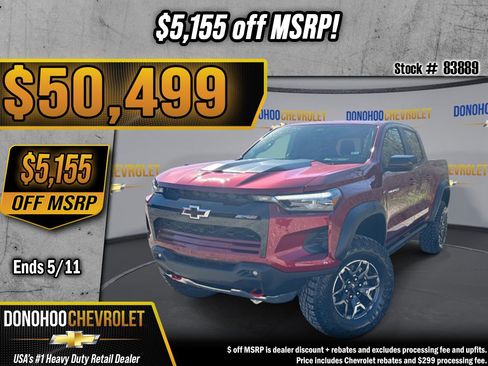 New 2026 Chevrolet Colorado ZR2 w/ Technology Package AWD/4WD image 1