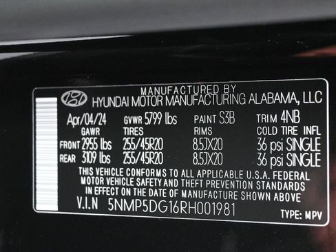Used 2024 Hyundai Santa Fe Calligraphy AWD/4WD image 6