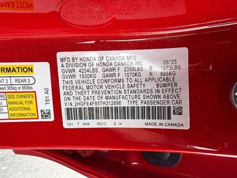 Used 2026 Honda Civic Sport image 33