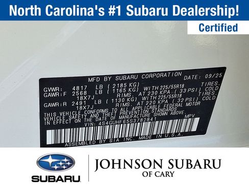 Used 2025 Subaru Crosstrek 2.5i Sport image 20