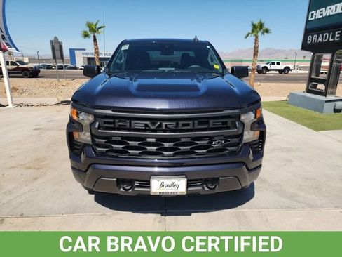 Certified 2023 Chevrolet Silverado 1500 Custom w/ LPO, Dark Essentials Package AWD/4WD image 9