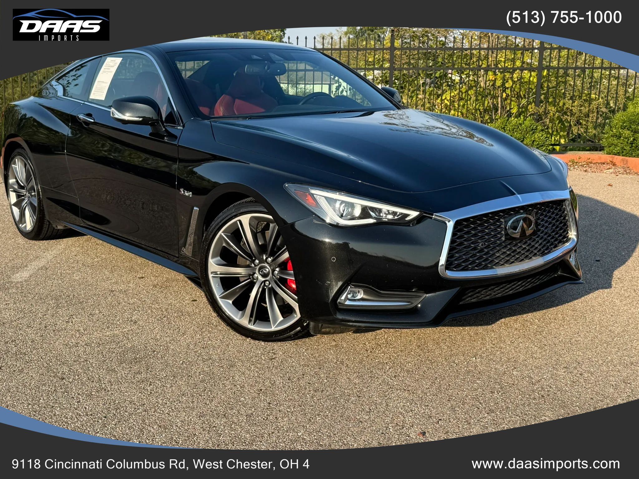 Used 2018 INFINITI Q60 Red Sport 400 w/ Pro Active Package AWD/4WD image 2