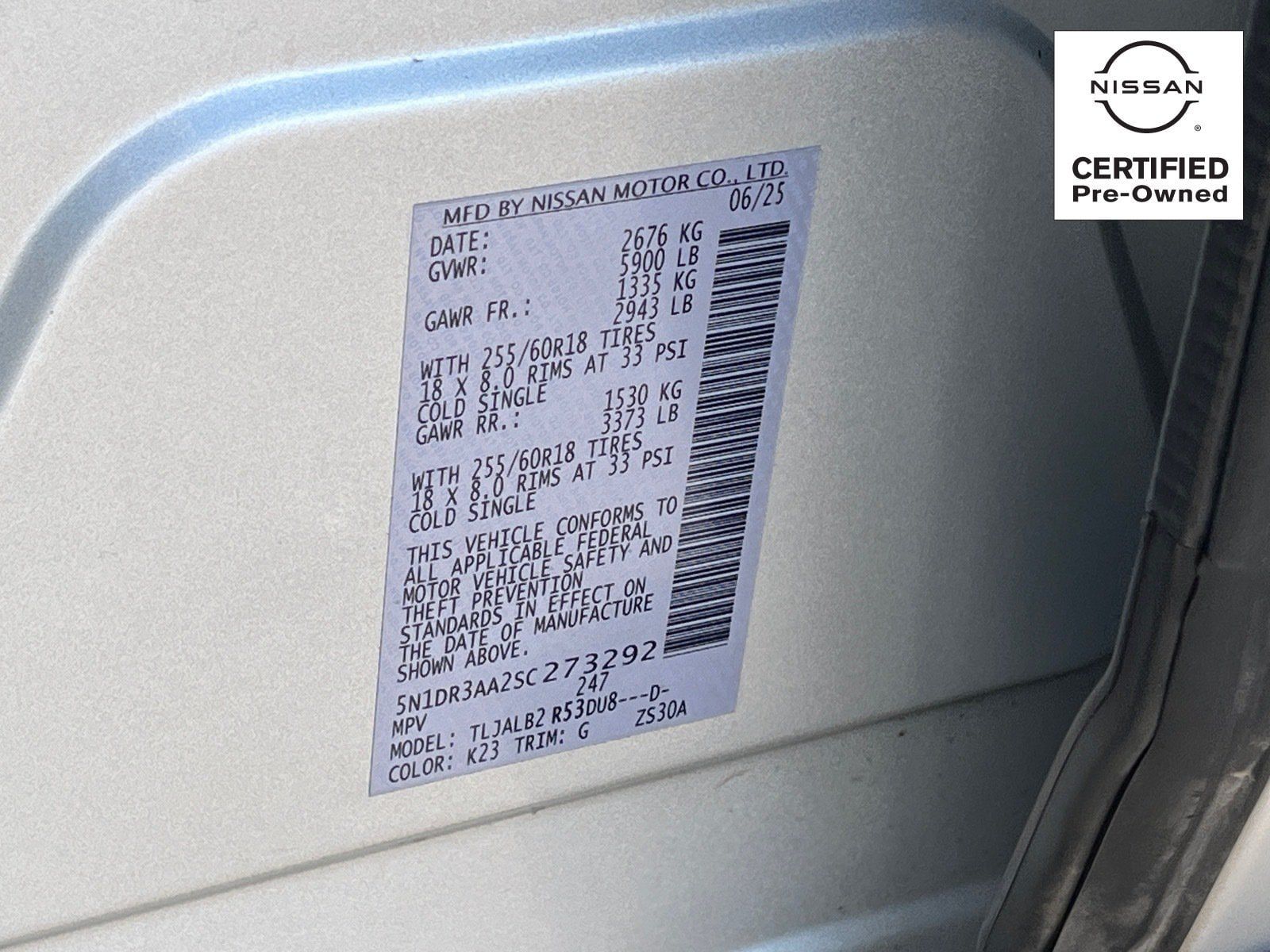 Certified 2025 Nissan Pathfinder S FWD image 30