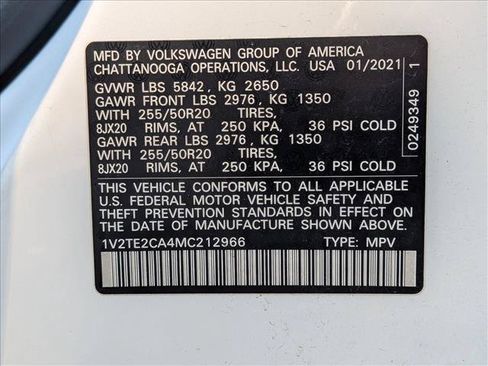 Used 2021 Volkswagen Atlas Cross Sport SEL Premium AWD/4WD image 14