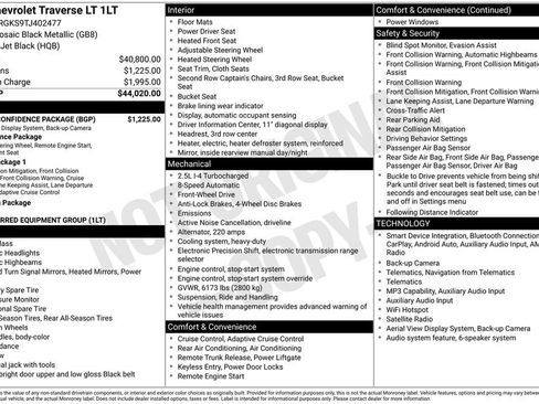 New 2026 Chevrolet Traverse LT w/ Driver Confidence Package FWD image 28