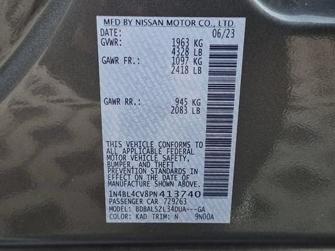 Used 2023 Nissan Altima 2.5 SR FWD image 39