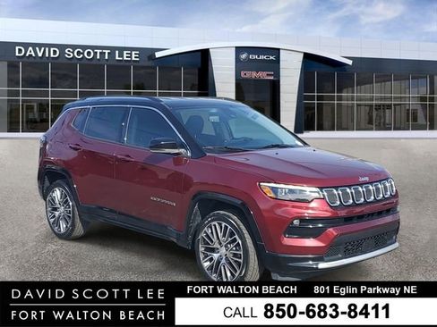 Used 2022 Jeep Compass Limited w/ Elite Group AWD/4WD image 1