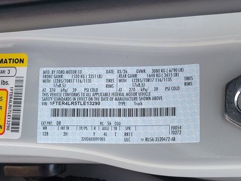 New 2026 Ford Ranger Raptor image 13