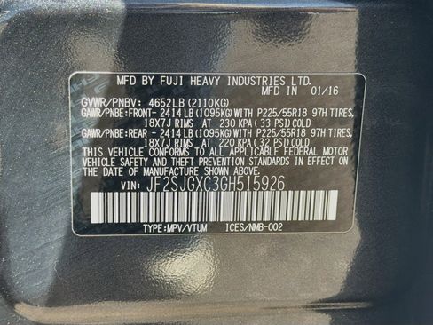Used 2016 Subaru Forester 2.0XT Touring w/ Eyesight & Navigation System AWD/4WD image 12