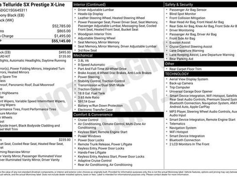 Used 2025 Kia Telluride SX Prestige X-Line AWD/4WD image 38