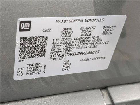 Used 2022 Chevrolet Suburban Z71 AWD/4WD image 25