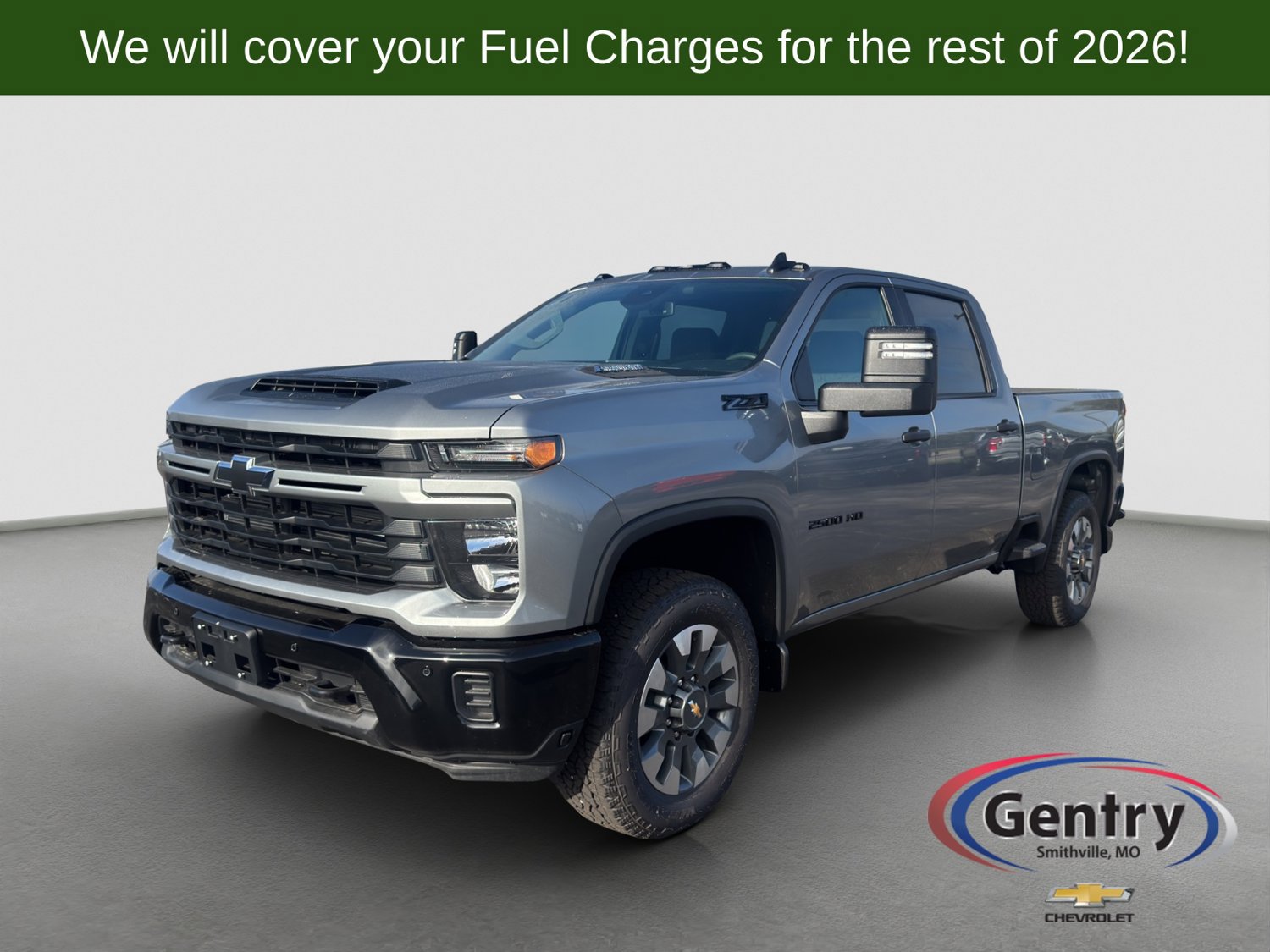 New 2026 Chevrolet Silverado 2500 Custom w/ Custom Value Package AWD/4WD 360° Tour
