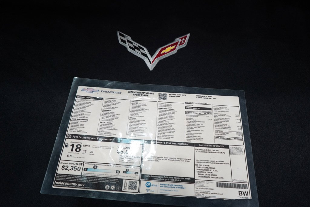 Used 2018 Chevrolet Corvette Grand Sport RWD image 34