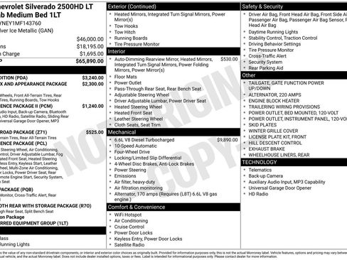 Used 2021 Chevrolet Silverado 2500 LT w/ Texas Edition image 13