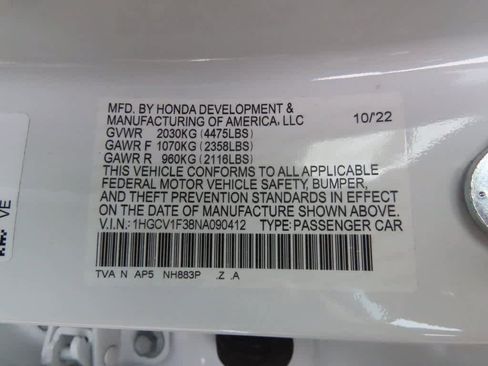 Certified 2022 Honda Accord Sport image 26