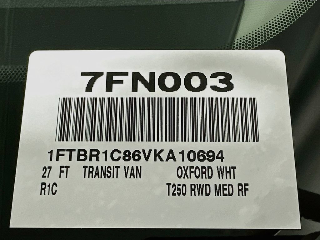 New 2027 Ford Transit 250 148 Medium Roof w/ Load Area Protection Package RWD image 19
