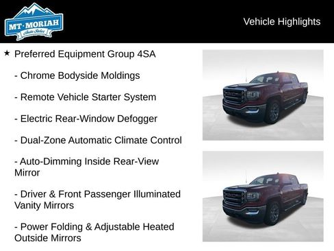 Used 2018 GMC Sierra 1500 SLT w/ SLT Premium Package AWD/4WD image 8