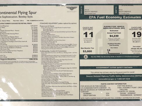 Used 2012 Bentley Flying Spur Flying Spur AWD/4WD image 6