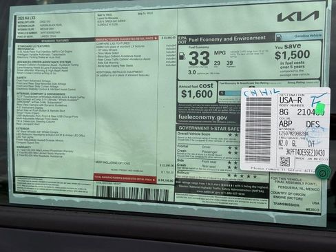 New 2025 Kia K4 LXS image 19