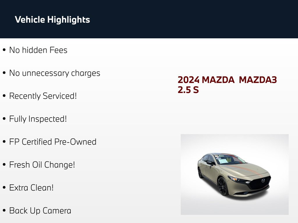 Used 2024 MAZDA MAZDA3 s AWD/4WD image 58