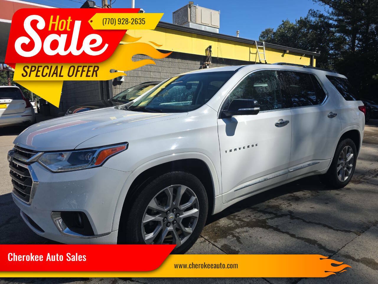 Used 2019 Chevrolet Traverse Premier w/ Driver Confidence II Package FWD image 1