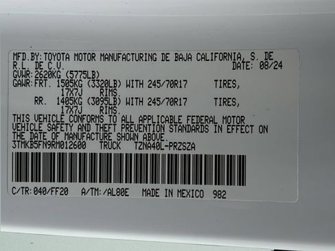 Used 2024 Toyota Tacoma SR5 RWD image 22