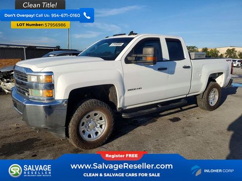 Used 2015 Chevrolet Silverado 2500 W/T w/ WT Convenience Package AWD/4WD image 1