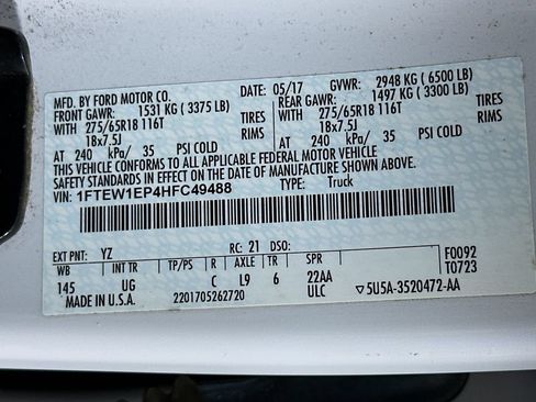 Used 2017 Ford F150 XLT w/ Equipment Group 301A Mid AWD/4WD image 33